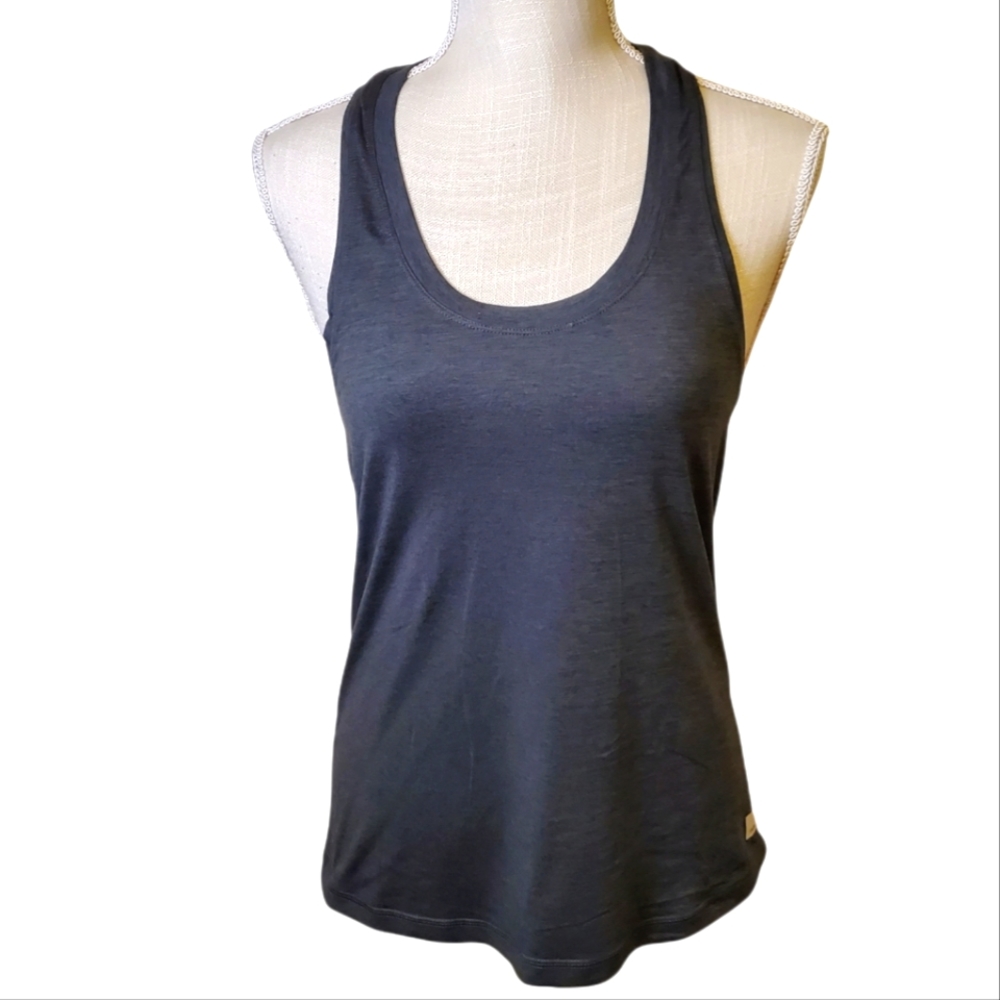 VUORI LUX performance tank dark heather gray SZ medium